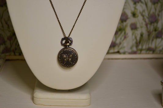 Butterfly Locket Necklace